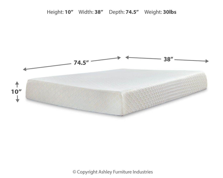 10 Inch Chime Memory Foam - Firm Memory Foam Mattress - Forward Furniture
