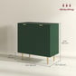 Sideboard Buffet Cabinet with Metal Legs - Green