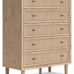 Cielden - Two-tone - Five Drawer Wide Chest