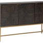 Elinmore - Brown / Gold Finish - Accent Cabinet