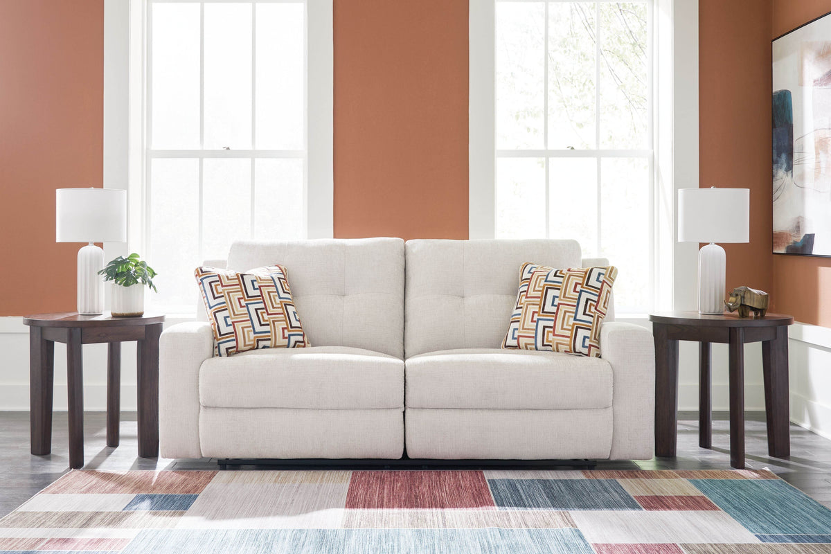 Danum - Stone - 2 Seat Reclining Sofa - Fabric - Forward Furniture
