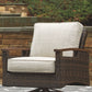 Paradise - Medium Brown - Swivel Lounge Chair (Set of 2)