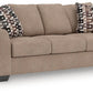 Triston-Peaks - Suede - Sofa - Forward Furniture