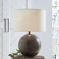 Hambell - Black / Gold Finish - Metal Table Lamp