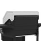 4 Burner Propane Gas Grill with Side Burner, 53,000 BTU BBQ Grill with Cast Iron Grates, Wheels, Warming Rack, Cabinet