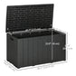 81 Gallon Storage Box with Wheels and Handles