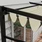 Metal Pergola with Sliding Roof Canopy, Retractable Pergola Canopy