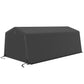 Portable Garage, Heavy Duty Carport Canopy with Ventilation Windows and Large Roll-up Door, Dark Grey