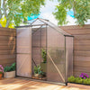 6' x 2.5' Polycarbonate Greenhouse with Sliding Door & Vent