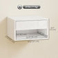 Floating Wall-Mounted Nightstands Set of 2 - High Gloss White