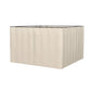Gazebo Curtains, 10' x 12' Universal Replacement Privacy Curtain, 4-Panels Sidewall with Hooks/C-Rings, Beige