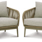 Swiss Valley - Beige - Lounge Chair w/Cushion (Set of 2)