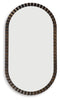Clorington - Accent Mirror - Dark Brown