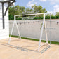 Metal Swing Stand Swing Frame, Hanging Chair Stand Only, 528 LBS Weight Capacity, for Backyard, Patio, Lawn, White