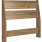 Deanlow - Twin Panel Headboard - Honey