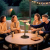1500 W Electric Patio Heater with Tip-Over Protection, Outdoor Heater with Pull Switch, Black