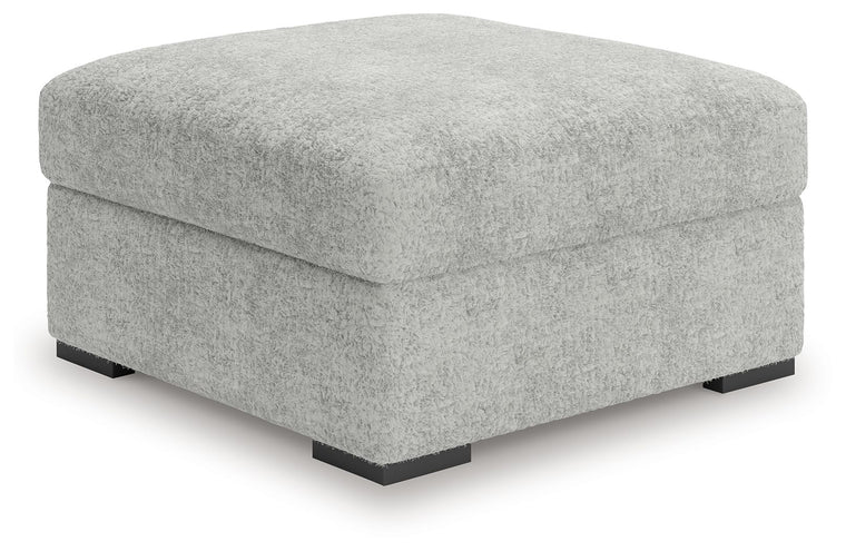 Cuddle Plush - 3 Pc. - 3-Piece Sectional, Chair And Ottoman - Arctic
