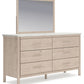 Cadmori - Two-tone - Dresser And Mirror