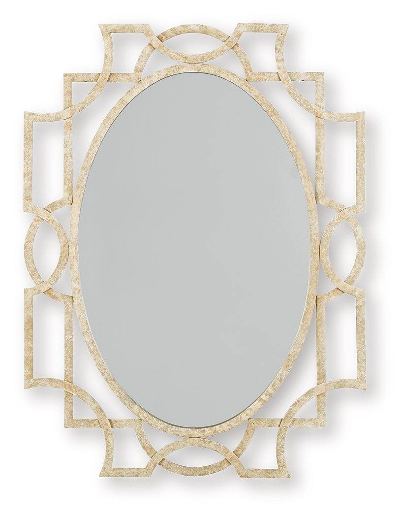 Fulkmore - Accent Mirror - Antique Gold Finish