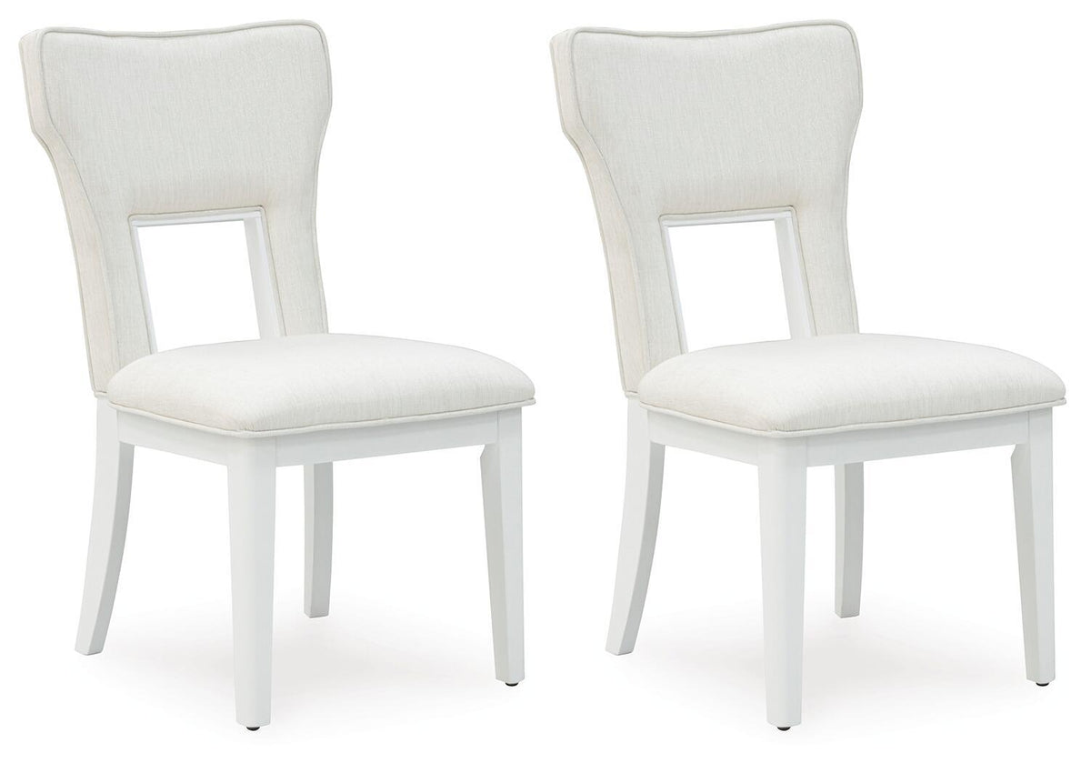Chalanna - Dining Upholstered Side Chair (Set of 2) - White