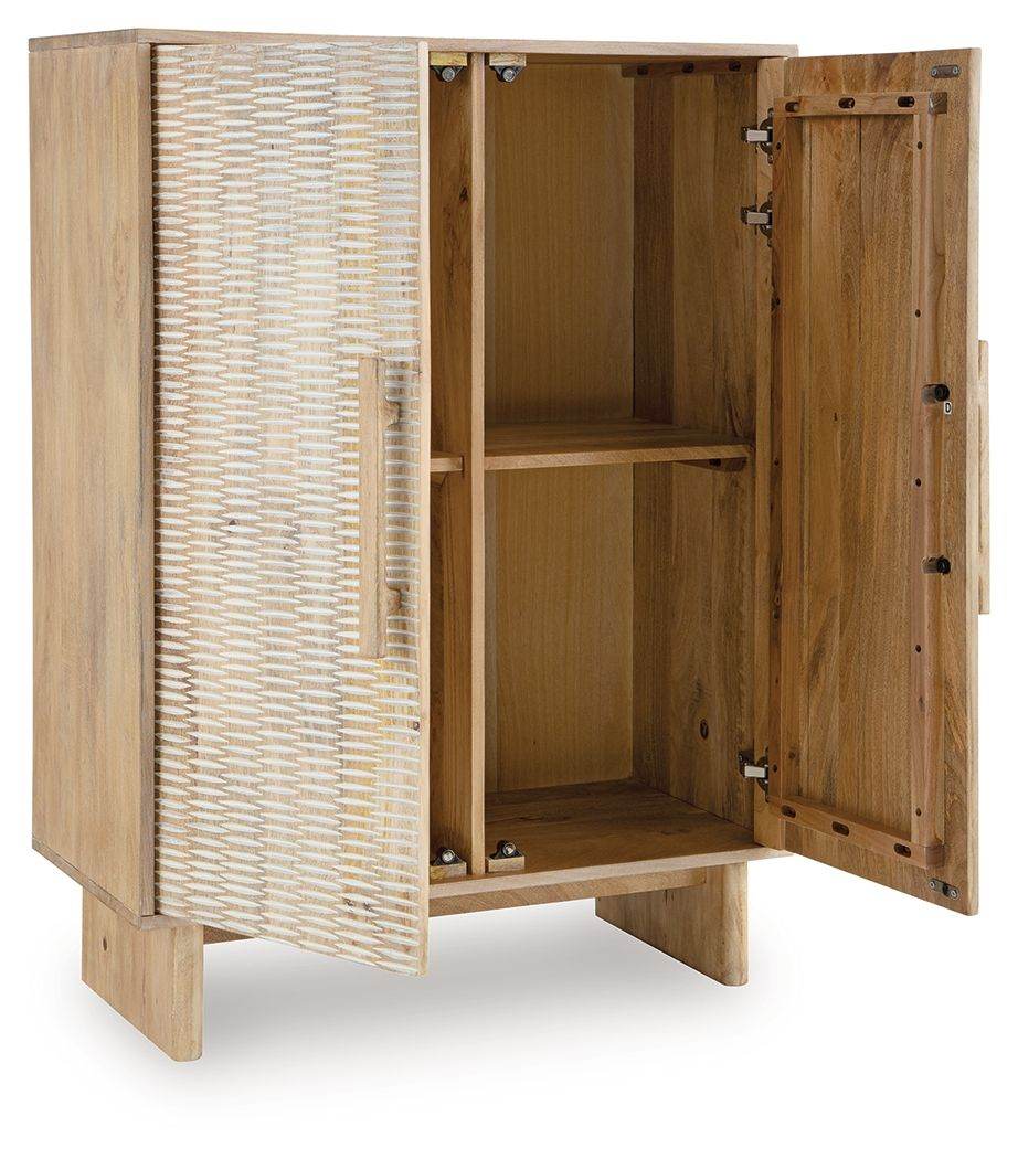 Dallinbury - Natural / White Wash - Accent Cabinet - Forward Furniture