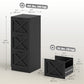 3-Drawer Vertical Filing Cabinet - Black