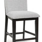 Neymorton - Dark Grayish Brown - Upholstered Barstool (Set of 2) - Forward Furniture