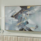 Cormette - Blue / White / Gold Finish - Wall Art