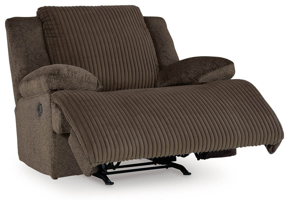 Top Tier - Chocolate - Rocker Recliner - Fabric - Forward Furniture