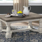 Havalance - Rectangular Cocktail Table - Gray / White