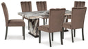 7 Pc. Table, 6 Chairs