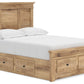 Makidern - Panel Storage Bed