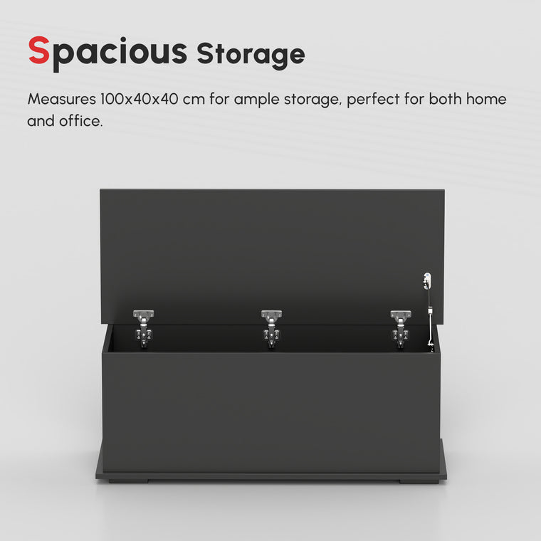 39.5" Storage Chest Bench with Flip-Top Lid