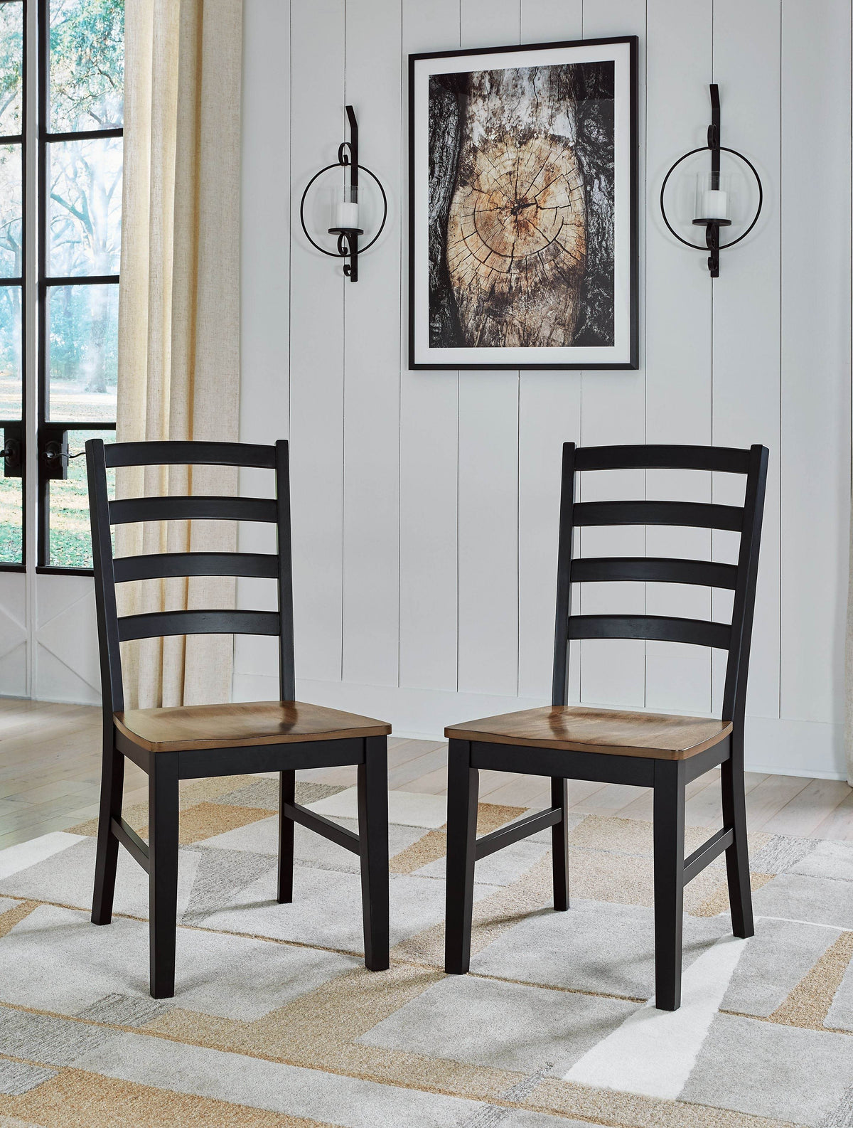 Wildenauer - Brown / Black - Dining Room Side Chair (Set of 2) - Forward Furniture