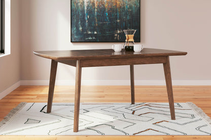 Lyncott - Brown - Rectangular Dining Room Butterfly Extension Table - Forward Furniture