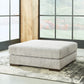 Regent Park - Pewter - Oversized Accent Ottoman