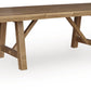 Ridgester - Rectangular Dining Room Extension Table - Light Brown