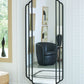 Antigone - Black - Floor Mirror - Forward Furniture