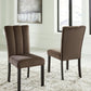 Jeshina - Mocha - Dining Upholstered Side Chair (Set of 2)