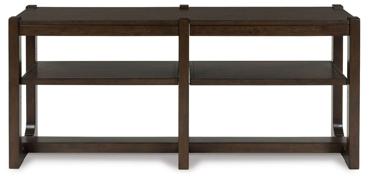 Breckington - Dark Brown - Sofa Table - Forward Furniture