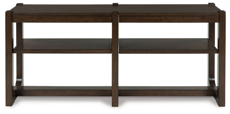 Breckington - Dark Brown - Sofa Table - Forward Furniture