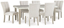 7 Pc. Table, 6 Chairs