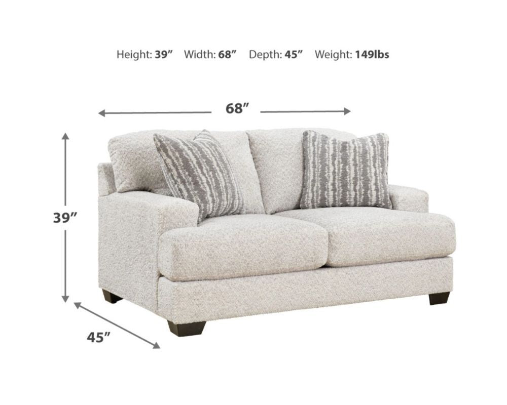 Brebryan - Flannel - Loveseat