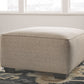 Baceno - Beige - Oversized Accent Ottoman