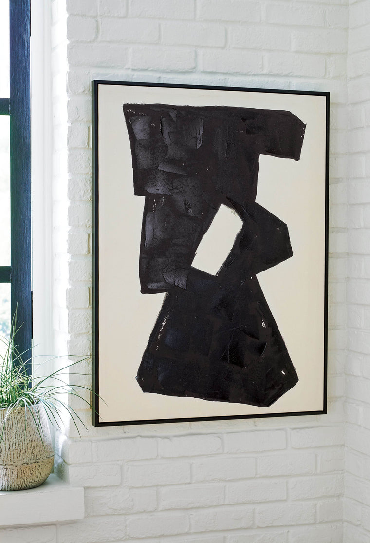 Garviery - Black / Cream - Wall Art - Forward Furniture