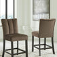 Jeshina - Upholstered Barstool (Set of 2) - Mocha