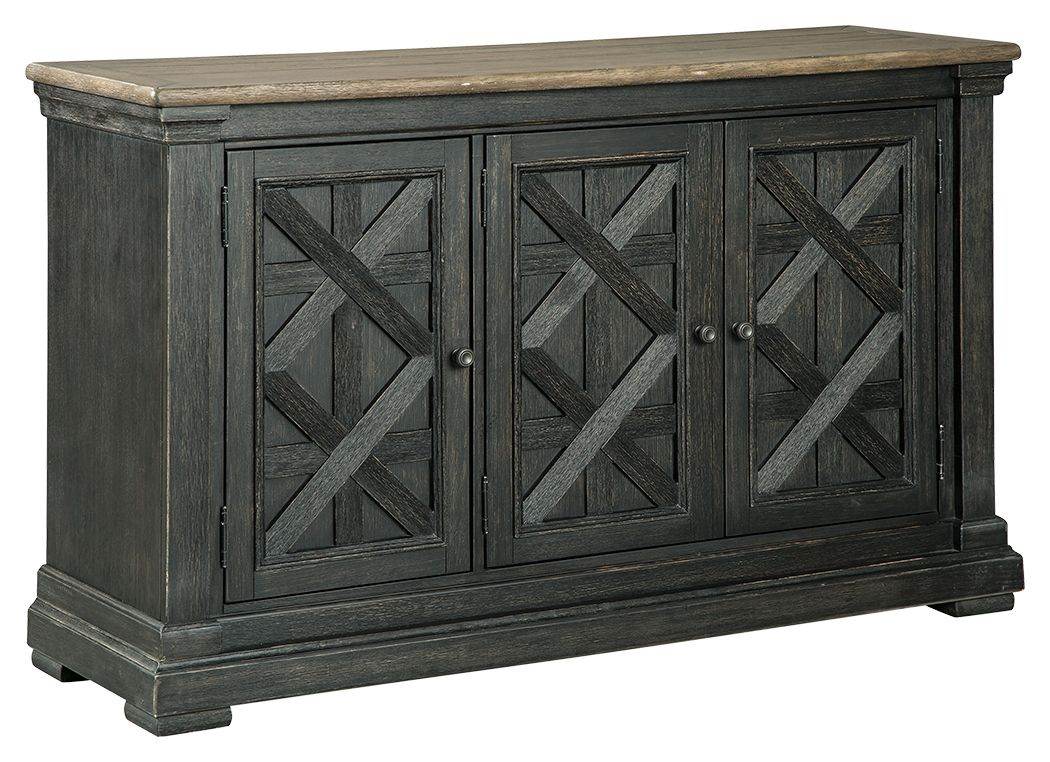 Tyler Creek - Black / Gray - Dining Room Server