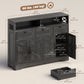 Sideboard Buffet Cabinet with 4 Doors and 3 Drawers - Dark Brown