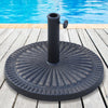 31 lbs Resin Round Market Umbrella Base Holder 19