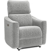 Chenille Power Recliner Chair with USB Ports - Grey